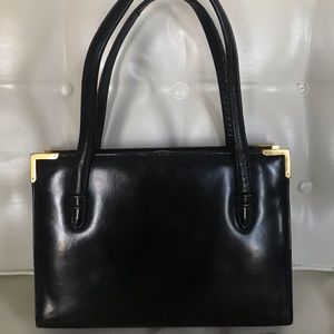 Vintage 50s style leather Gucci bag